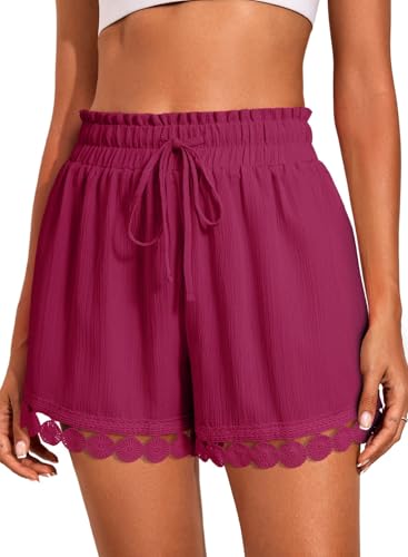 Dokotoo Women's Boho Beach Shorts