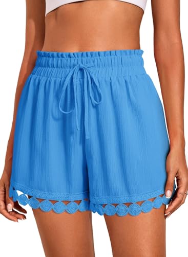 Dokotoo Women's Boho Beach Shorts