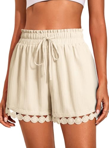 Dokotoo Women's Boho Beach Shorts
