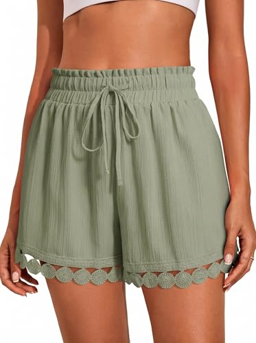 Dokotoo Women's Boho Beach Shorts