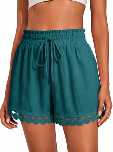 Dokotoo Women's Boho Beach Shorts