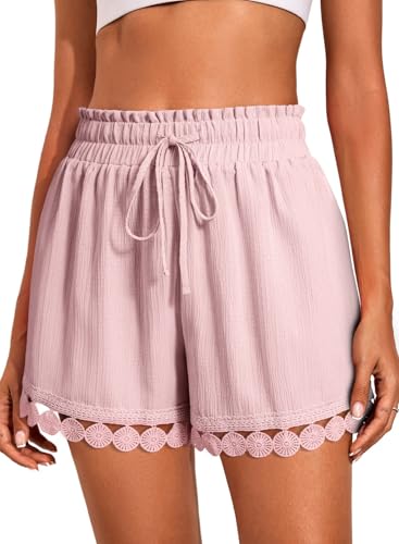 Dokotoo Women's Boho Beach Shorts
