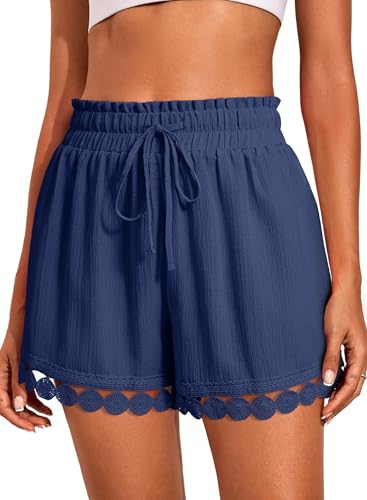 Dokotoo Women's Boho Beach Shorts