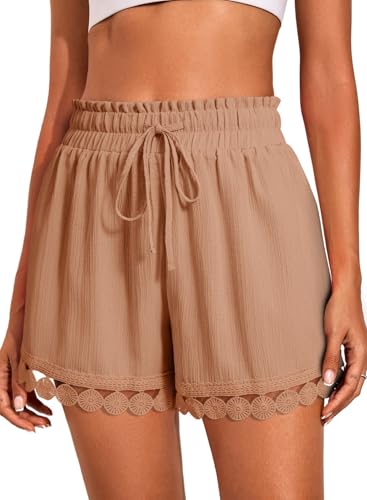 Dokotoo Women's Boho Beach Shorts
