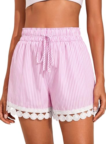 Dokotoo Women's Boho Beach Shorts