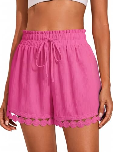 Dokotoo Women's Boho Beach Shorts