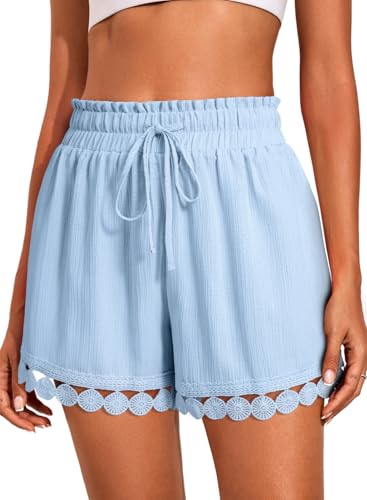 Dokotoo Women's Boho Beach Shorts