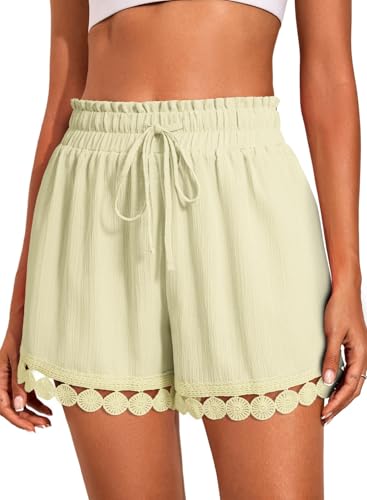 Dokotoo Women's Boho Beach Shorts