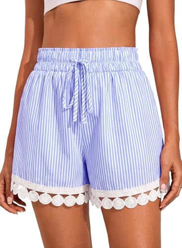 Dokotoo Women's Boho Beach Shorts