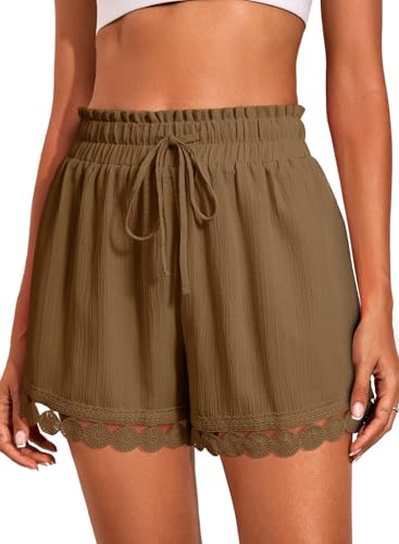 Dokotoo Women's Boho Beach Shorts