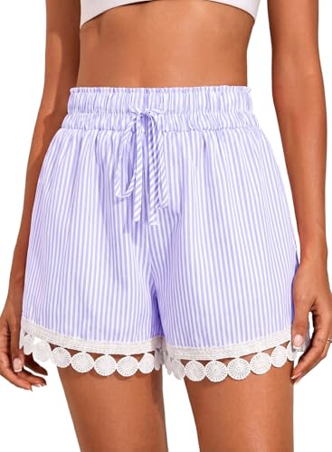 Dokotoo Women's Boho Beach Shorts