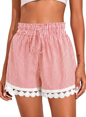 Dokotoo Women's Boho Beach Shorts