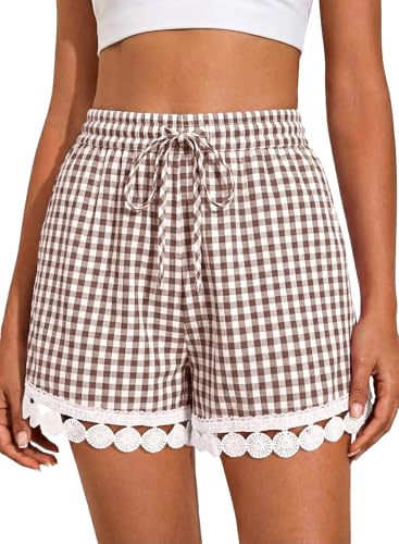 Dokotoo Women's Boho Beach Shorts