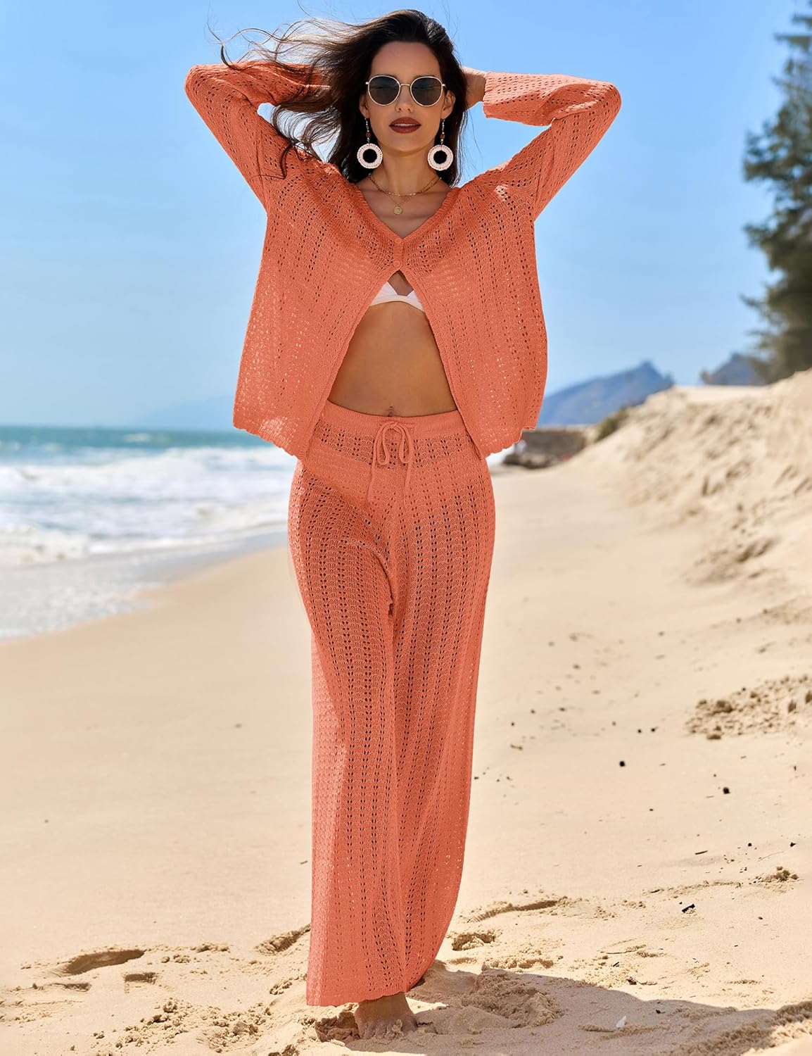 Crochet Beach Cover-Up Set