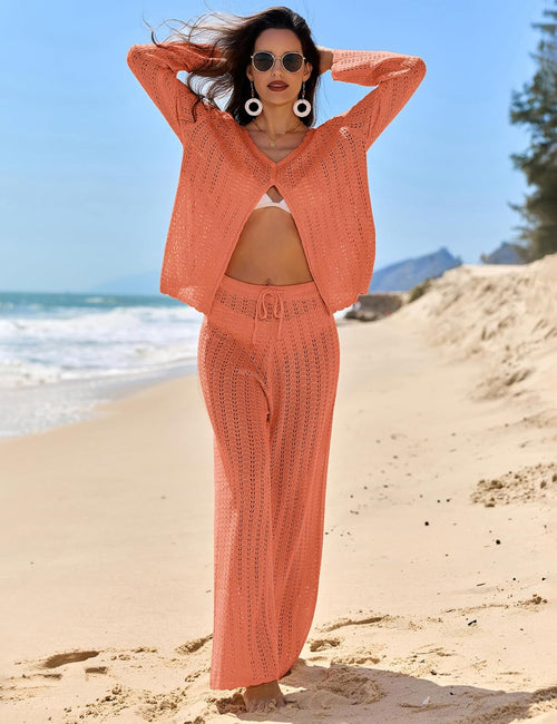 Crochet Beach Cover-Up Set